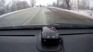Радар-детектор «Sho-Me Q520STR» - Принцип работы в машине. Тест. Радар на трассе.