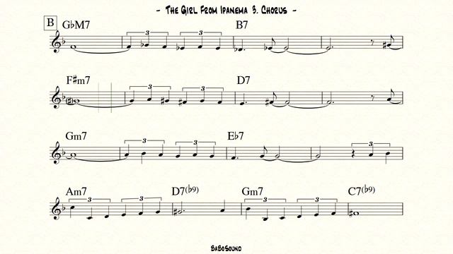 The Girl From Ipanema Melody With Metronome (BPM 120) смотреть онлайн