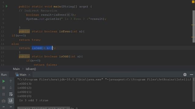 Session 1.3 Indirect Recursion_JAVA_Detailed_Explanation смотреть онлайн