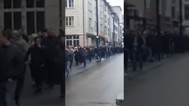 Русская демонстрация 21.01.2016 Ульм смотреть онлайн