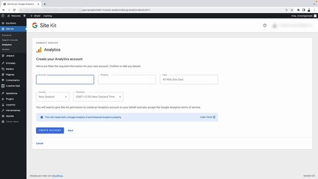 Cómo instalar FÁCIL Google Analytics 4 en WordPress | Y crear una propiedad de GA4 dentro WordPress смотреть онлайн