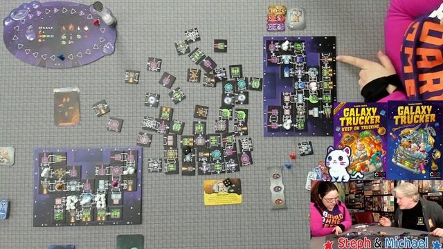 All the Games with Steph: Galaxy Trucker + Keep on Trucking Expansion смотреть онлайн