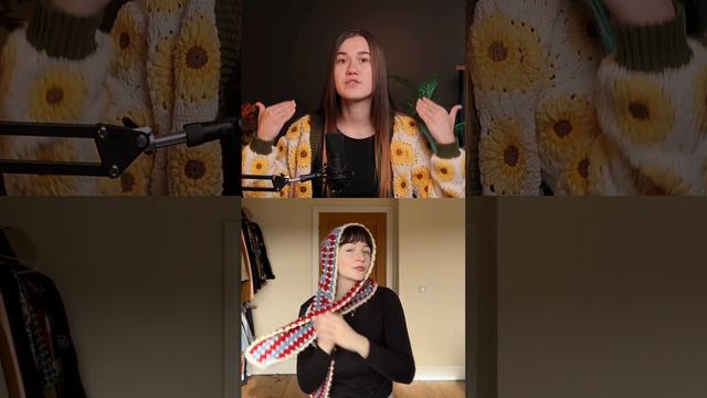 Чепчик и шарф два в одном смотреть онлайн