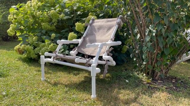 Дачная мебель из полипропиленовых труб своими руками. Самоделки из труб. DIY смотреть онлайн