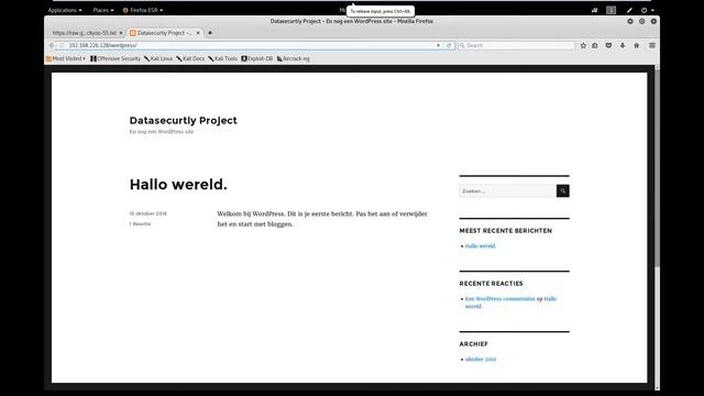 Data Security Project Wordpress Vulnerabilities смотреть онлайн