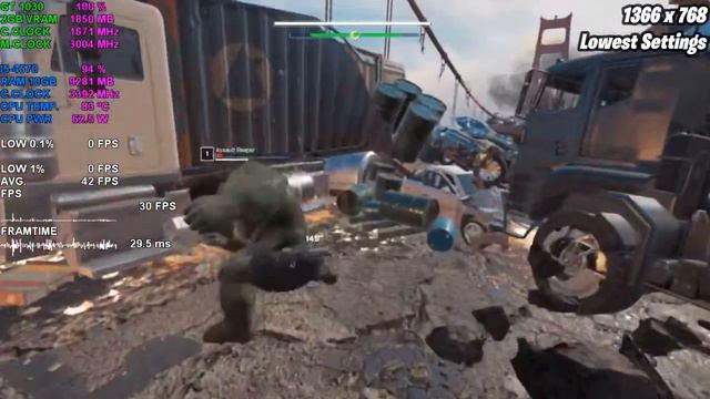 Marvel's Avengers / Gt 1030 (Lowest Settings) Game Tasted in 2021. смотреть онлайн