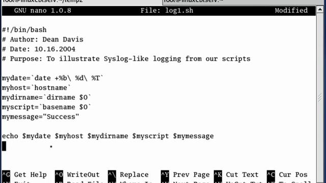 BASH 028 Logging Techniques смотреть онлайн