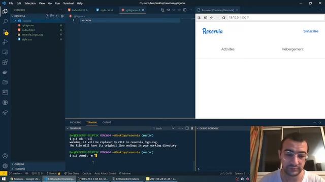 Reservia 07 Git Init and Push смотреть онлайн