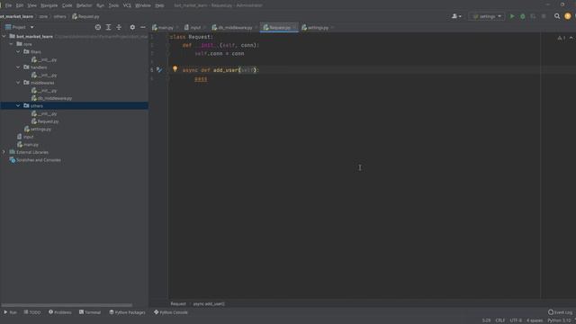 Заработок с Python. BookingBot. 02. Шаблон для бота