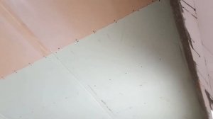 43. Подшивка потолка гипсокартоном в частном доме ( черновой потолок)