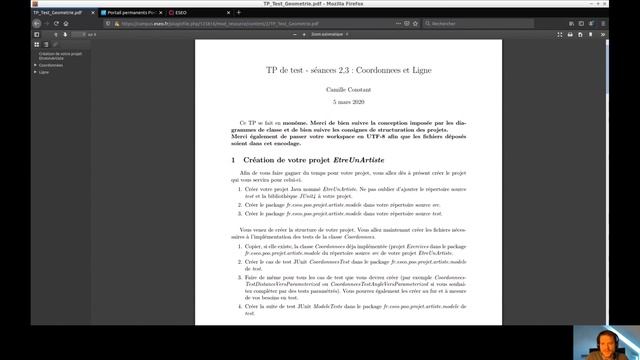 TP Géométrie JAVA - Introduction Séance 12 - GPI 2020 - ESEO смотреть онлайн