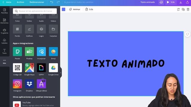 Cómo hacer un TEXTO que SE MUEVE en Canva | Tutorial para animar textos GRATIS смотреть онлайн