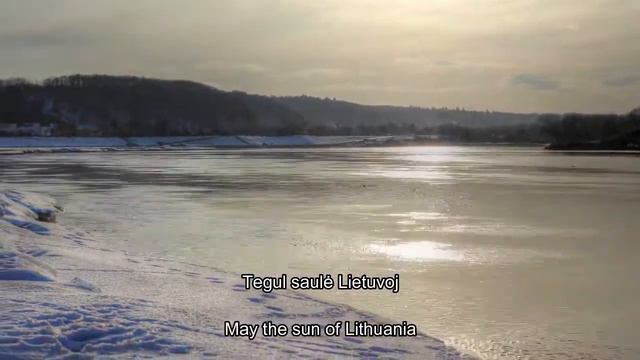 National Anthem of Lithuania - Tautiška giesmė (with subtitles) смотреть онлайн