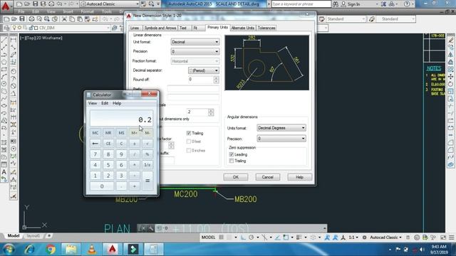 Scale-How To Change Scale 1:50 To 1:20 In Engineering Drawing- AutoCad II Hindi/Urdu