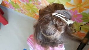 Праздничная прическа в детский сад