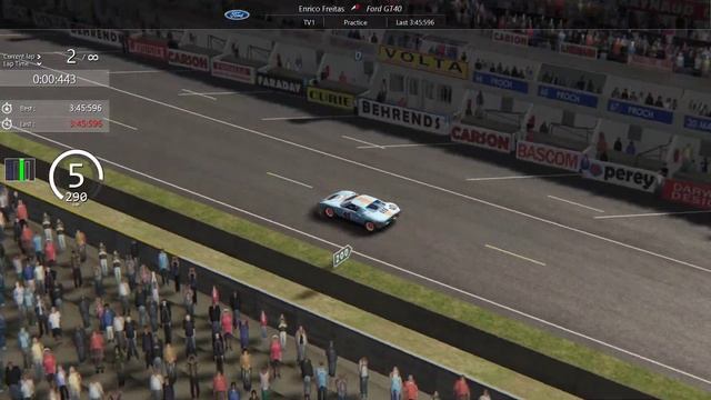 Assetto Corsa Clássico: Ford GT40 em Le Mans 1969 смотреть онлайн