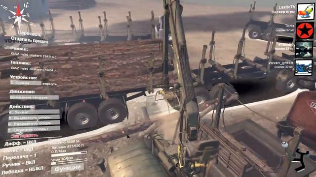 Spintires. Карта: Реки и скалы смотреть онлайн