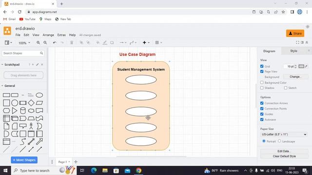 Simple Use Case Diagram Using Draw.io смотреть онлайн