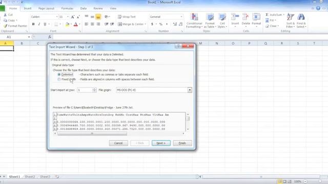 Importing data into MS Excel смотреть онлайн