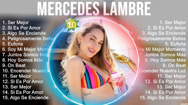 Mercedes Lambre Fiesta Latina Mix 2023   Musica Latina   Mejores éxitos De Fiesta Latina 2023
