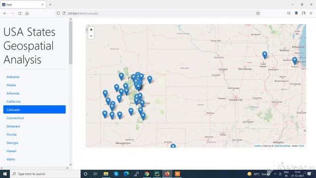 Dash Geospatial Dashboard смотреть онлайн