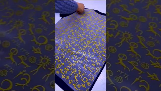 Принт в этническом стиле на футболке / принт на одежде смотреть онлайн