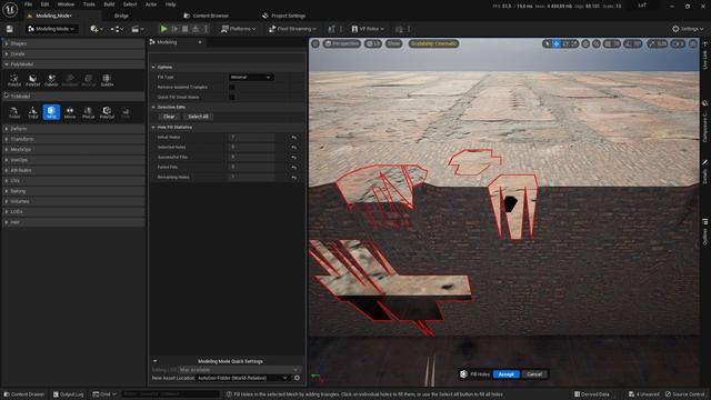 Моделирование в Unreal Engine 5 1 Инструменты для моделинга Вкладка Modeling Mode Part 3 смотреть онлайн