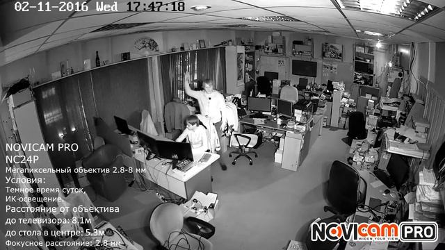 NOVIcam PRO NC24P ночь смотреть онлайн
