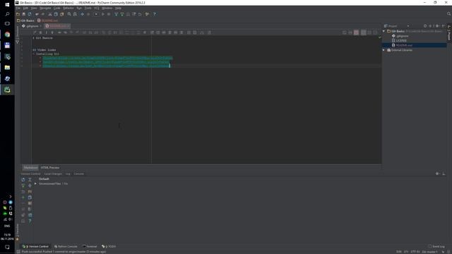 3.2 Adding a file with PyCharm interface, some markdown смотреть онлайн