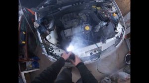 Калина 1 двигатель 1,6 8 клапанов троит после капиталки часть 2 #диагностикакалина