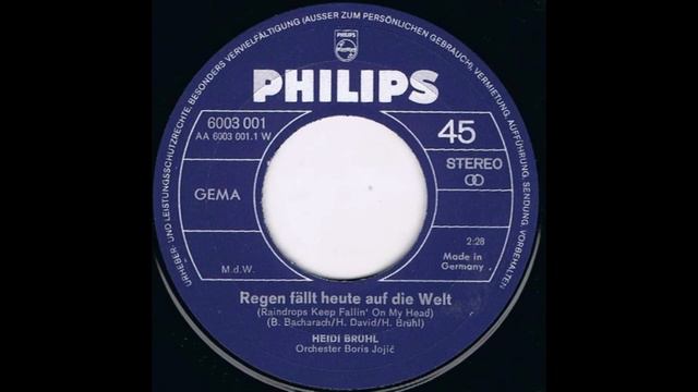 Heidi Brühl - Regen Fällt Heute Auf Die Welt