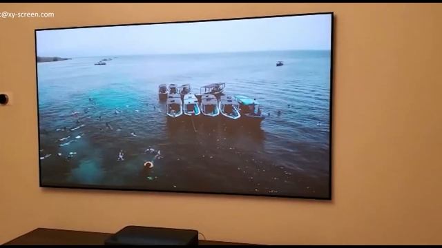 100 Inch ALR PET Crystal Screen With Vava 4K(feedback From USA) | Email: August@mirage-view.com