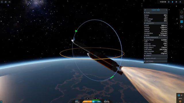 How to get to Orbit in SimpleRockets2 смотреть онлайн