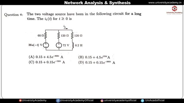 NAS23 : Transient response of RL circuit problem | Transient Response and Steady State Problem смотреть онлайн