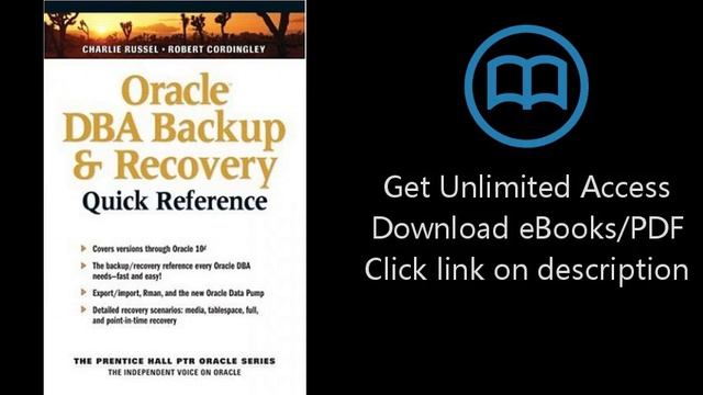 Oracle DBA Backup and Recovery Quick Reference (Prentice Hall PTR Oracle Series) смотреть онлайн