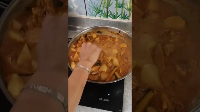 Курица с карри и кокосовым молоком 2