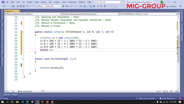 6. C# Return Multiple Values from a Method - Return a Class смотреть онлайн