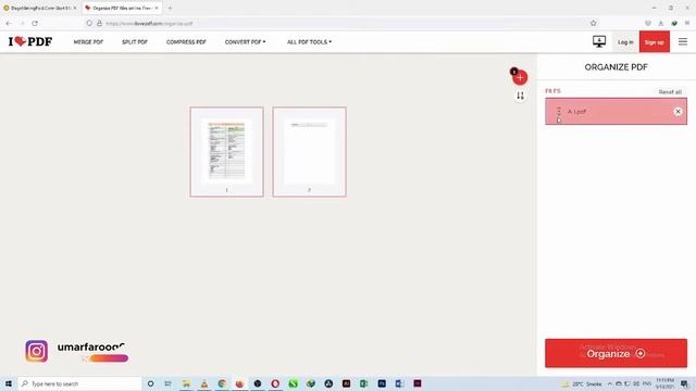 How to Organize PDF files Online | ILOVEPDF | Online Free смотреть онлайн