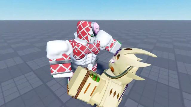 Golden experence requiem vs King Crimsom (Roblox Studio animation) смотреть онлайн
