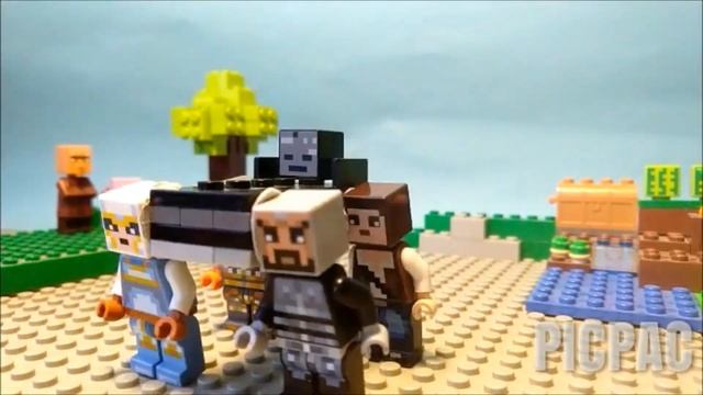 Never dig straight down... (Minecraft Stop Motion) смотреть онлайн