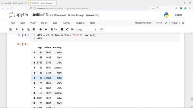 Python Data Analysis Tutorial 15: Fill Missing Values in Pandas | Data Analyst смотреть онлайн