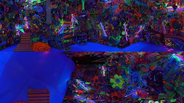 Kenny Scharf Cosmic Cavern - 360 VR Video смотреть онлайн