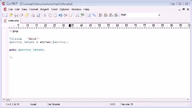 Beginner PHP Tutorial 46 String Functions String Length flv смотреть онлайн