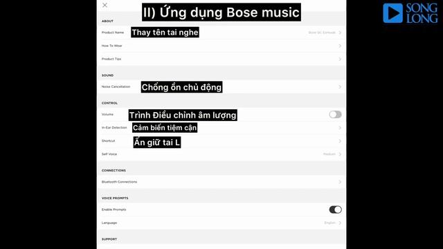 Hướng dẫn sử dụng và reset tai nghe BOSE QUIETCOMFORT EARBUDS смотреть онлайн