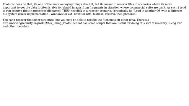 Recovered Files with TestDisk, but File Names and Folder Structure is Bad (2 Solutions!!) смотреть онлайн