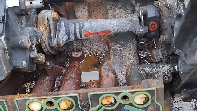 Разборка двигателя 740.31 часть 2. Перетащил в гараж. смотреть онлайн