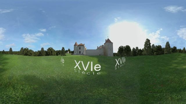 360° - Reconstruction 3D façade Nord Château de Sainte-Foy d'Anthé смотреть онлайн