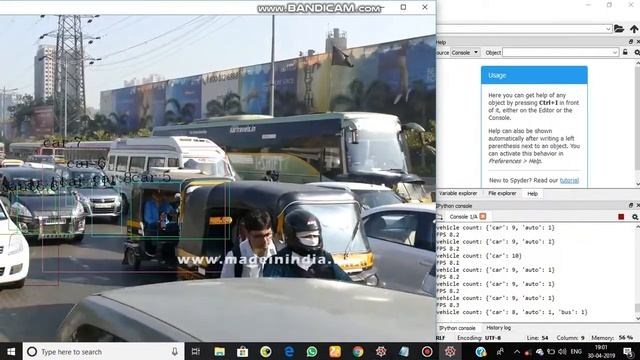 Vehicle clssification and counting using python and opencv смотреть онлайн