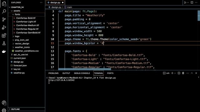Live Weather Forecasting Application in #Flet | File Picker | Chapter 14 | #Flutter in #Python смотреть онлайн