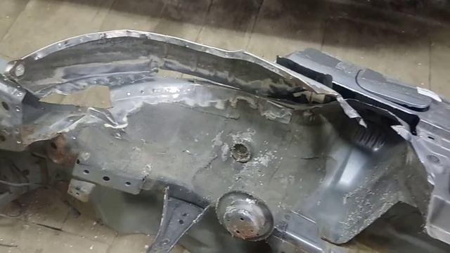 Хонда Hrv продолжение. Ремонт сгнившего заднего крыла